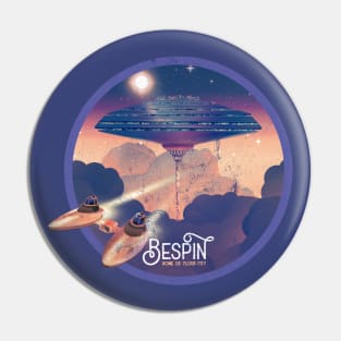 Bespin, Home of Cloud City, Worn Vintage Travel Art Pin