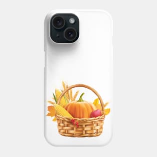 A Basketful of Autumn Fruits Phone Case