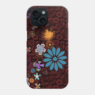 Colorful floral pattern Phone Case