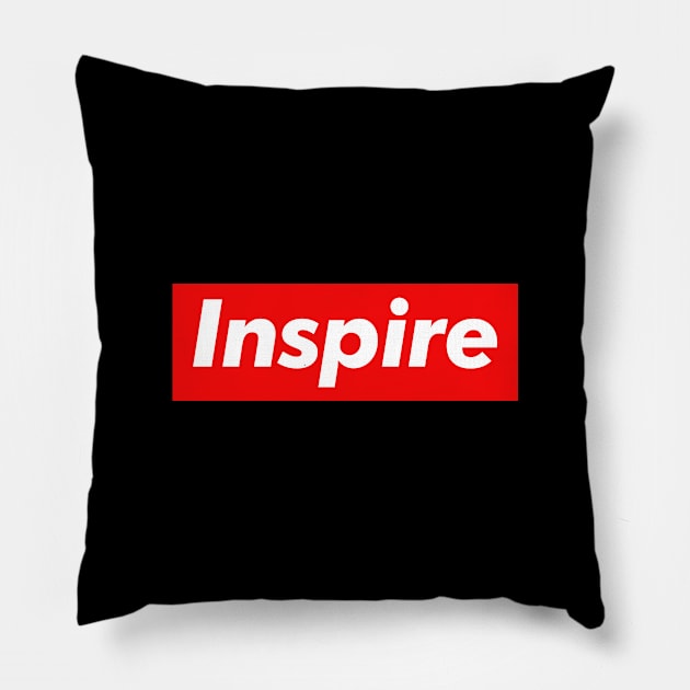 Inspire Pillow by monkeyflip