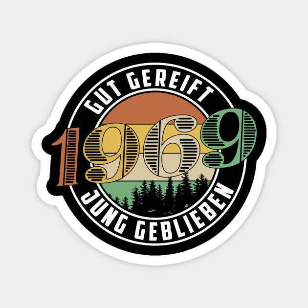 1969 Geburtstag retro gut gereift 1969 Geburtstag TeePublic