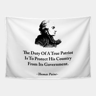 The Duty Of A True Patriot Tapestry