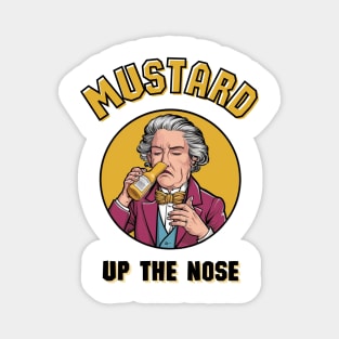 Mustard up the nose! Magnet