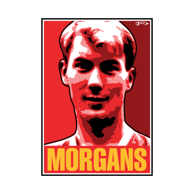 Morgans - MUFC by David Foy Art