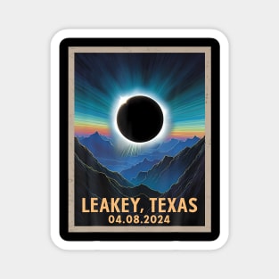 Total Solar Eclipse 2024 Leakey Texas Magnet