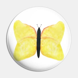 watercolour butterfly watercolor butterflies yellow butterfly Pin