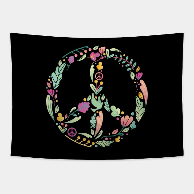 Hippie Flower Tapestry by Cartel