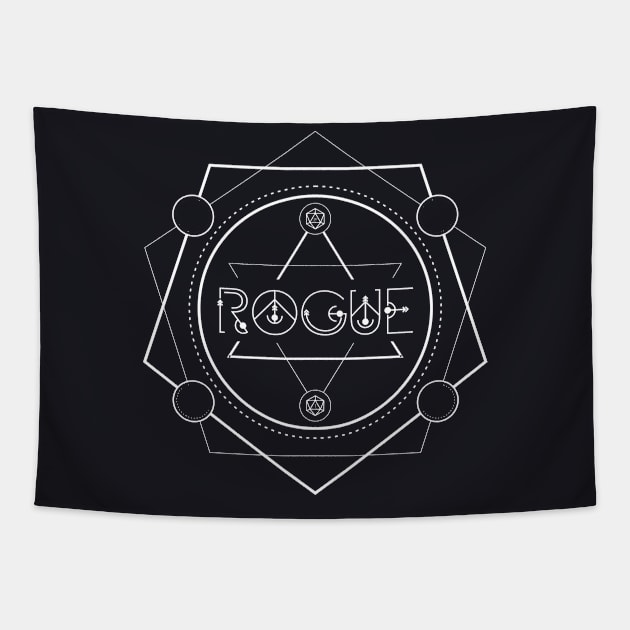 Rogue Character Class TRPG Tabletop RPG Gaming Addict Tapestry by dungeonarmory