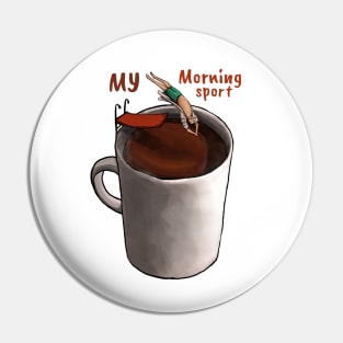 Coffee Dive Pin