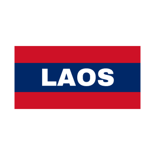 Laos Flag Colors T-Shirt