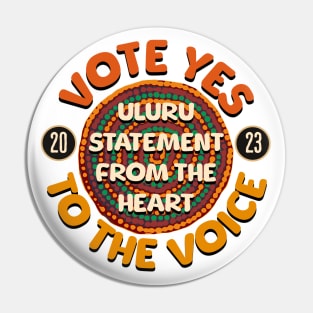 Vote YES to Indigenous Voice to Parliament Australia Pin