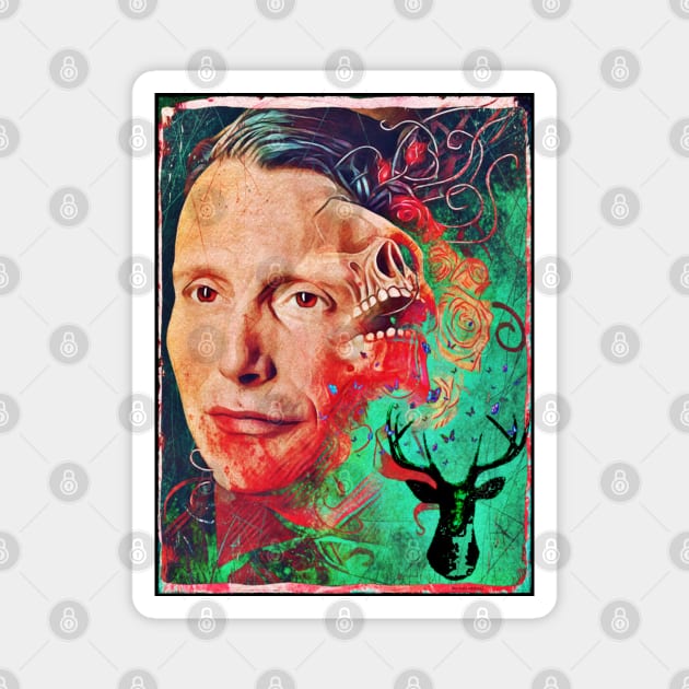 Hannibal Psychedelic Mythos Magnet by OrionLodubyal