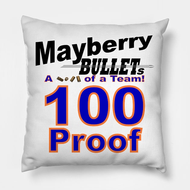 Mayberry Bullets Jersey (Otis) Pillow by Two Chairs No Waiting