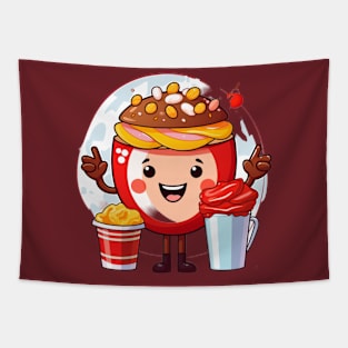 kawaii  junk food T-Shirt cute  funny Tapestry