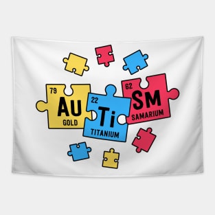 Autism Shirts For Teachers SPED Periodic Table Elements Tapestry