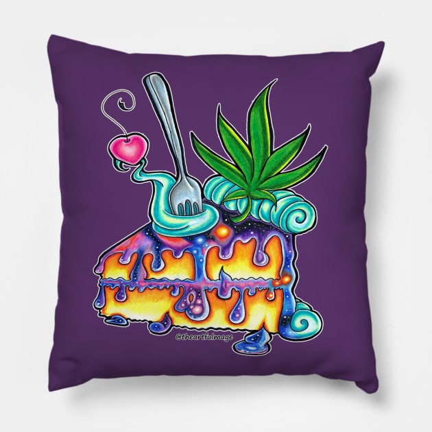 Space Cake Pillow by Artful Magic Shop