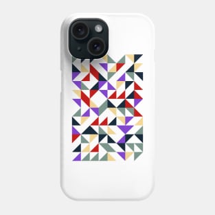 Creative Geometric Colourful Triangle Pattern Phone Case