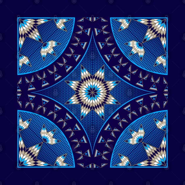 Morning Star with Tipi's "Blue" by melvinwareagle