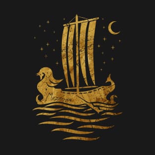 Phoenician Boats - Gold Edition T-Shirt