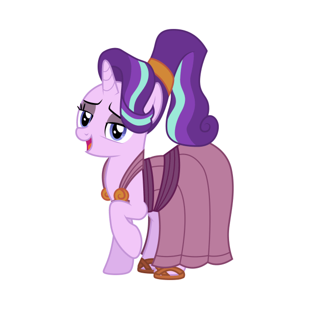 Starlight Glimmer as Megara by CloudyGlow