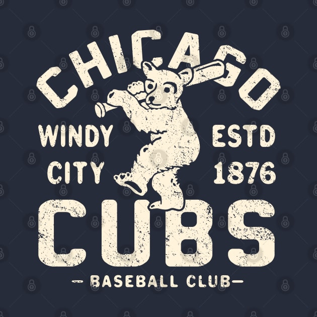 Chicago Cubs Retro 1 by Buck Tee by Buck Tee