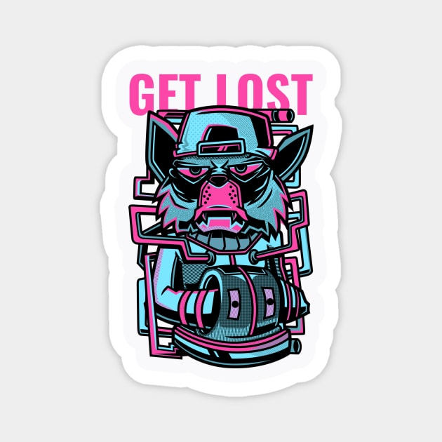 Get Lost Design Magnet by ArtPace