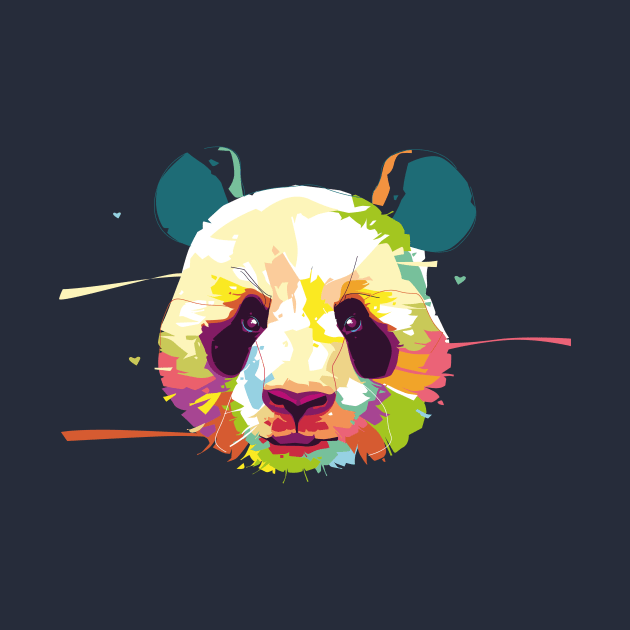 Popart Panda by madebyTHOR