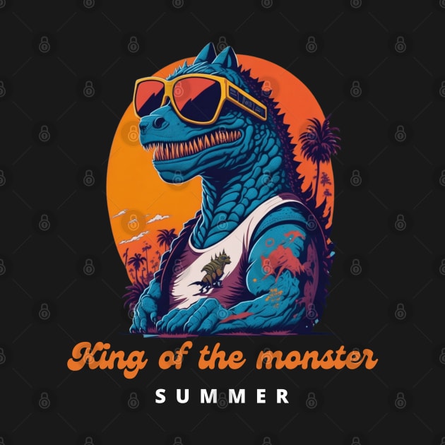 King of monster,The great monster of world, summer vibe by Nasromaystro