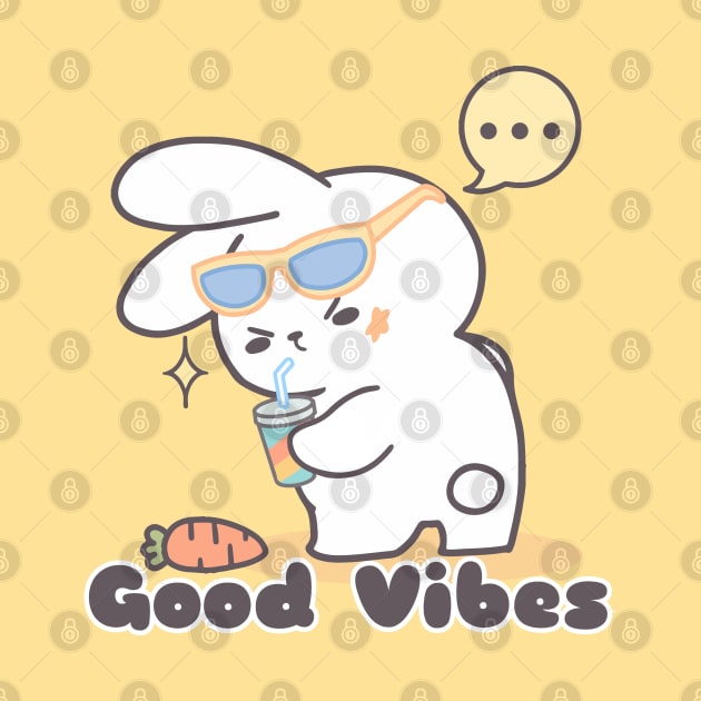 Cute Rabbit Swag with a Side of Good Vibes by LoppiTokki