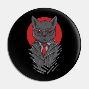 Business Cat Pin