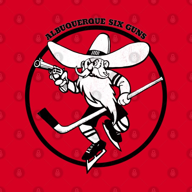 Classic Albuquerque Six Guns Hockey 1973 by LocalZonly