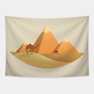 pyramids design Tapestry