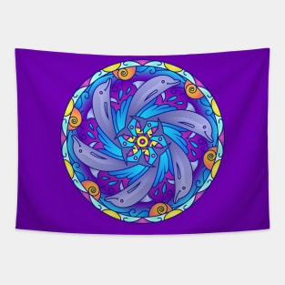 Dolphin Mandala Tapestry