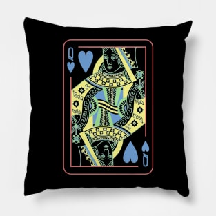 Queen of Hearts Night Mode Pillow