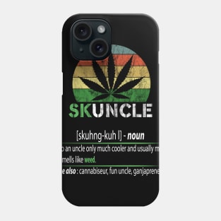 SKUNCLE, SKUNKLE FUNNY UNCLE SHIRT Phone Case