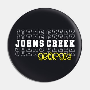 Johns Creek city Georgia Johns Creek GA Pin