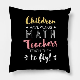 Math Teacher Gifts - Beautiful Wings Quote Pillow