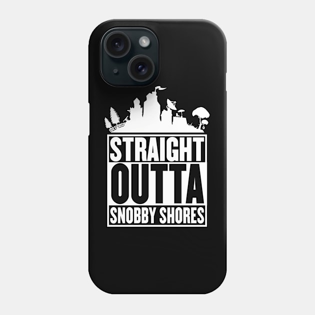 Straight Outta Snobby Shores - Battle Royale Phone Case by mangobanana