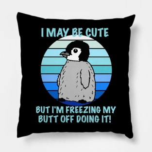 Cute baby Penguin being cute Pillow