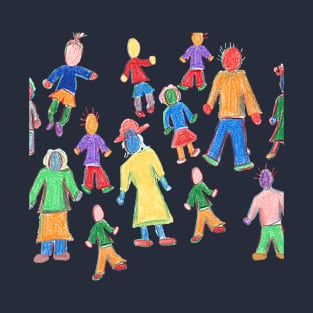 Multicolored People T-Shirt