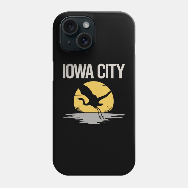 Flying Stork Iowa City Phone Case by flaskoverhand