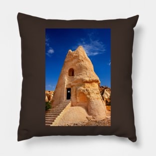 The peculiar church of El Nazar in Cappadocia Pillow