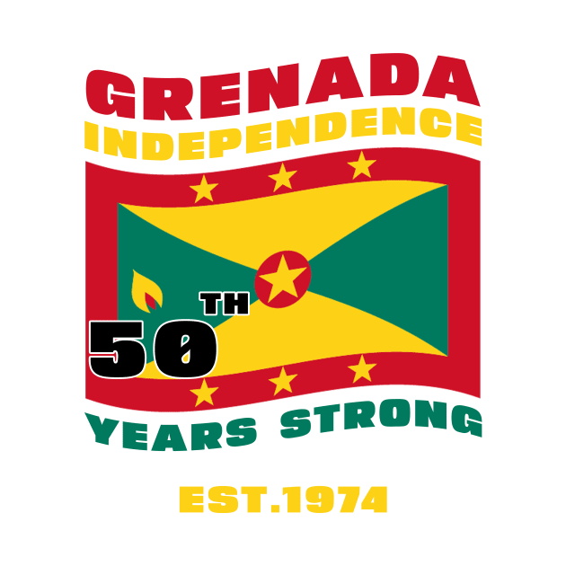 Grenada Independence Day Grenadian 50th celebration Grenada by DesignergiftsCie