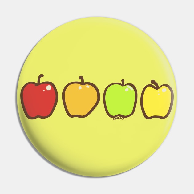 Harvest Apples Pin by Jan Grackle