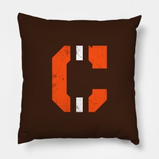 Cleveland C, vintage - brown Pillow