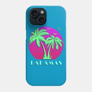 Bahamas Palm Trees Sunset Phone Case