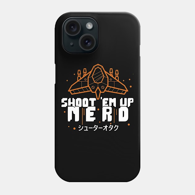 Shoot 'Em Up Nerd (Jp) Phone Case by Issho Ni