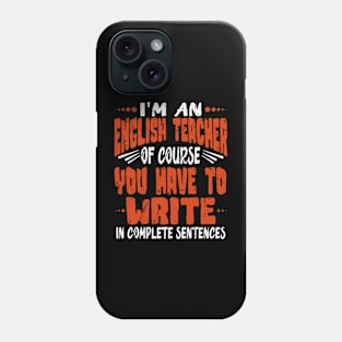 English Teacher Phone Case