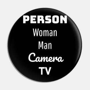 person woman man camera tv Pin