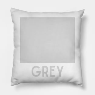 Learn Your Colour - Grey Pillow